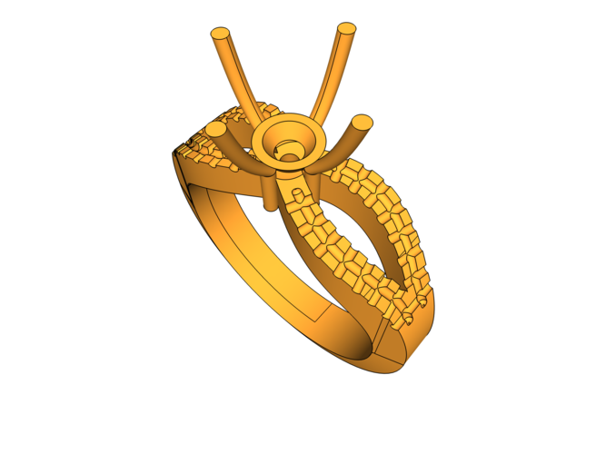 Stone sitting ready 16mm ring