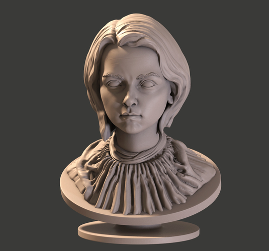 Arya Stark bust 3D Print 266752