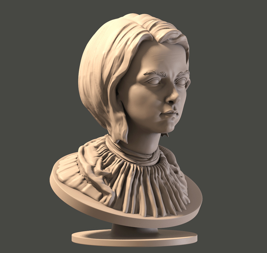 Arya Stark bust 3D Print 266753