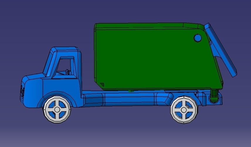 Garbage Truck 3D Print 266776
