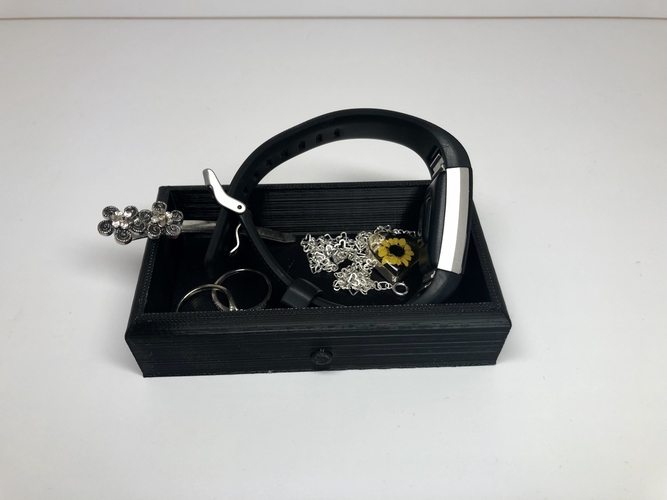 Jewelry Box Drawer, Make up  Holder, Nicknack Box, Change Holder 3D Print 266846