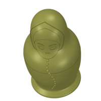 nesting doll Gift Jewelry game Box 3D print model  - Thumbnail 5