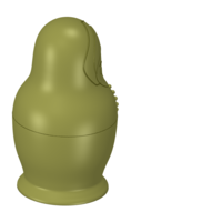nesting doll Gift Jewelry game Box 3D print model  - Thumbnail 8