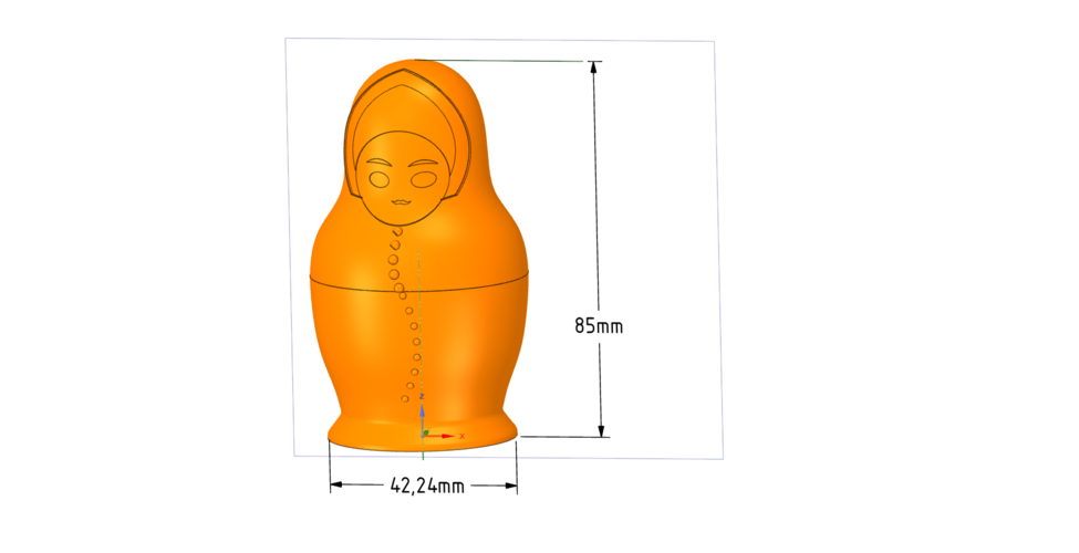 nesting doll Gift Jewelry game Box 3D print model  3D Print 266926