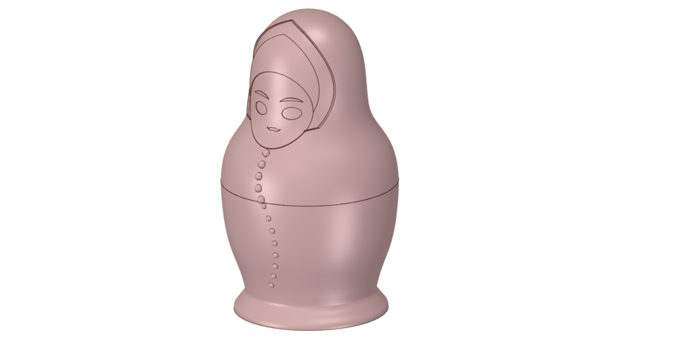 nesting doll Gift Jewelry game Box 3D print model  3D Print 266932