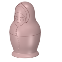 Small nesting doll Gift Jewelry game Box 3D print model  3D Printing 266932