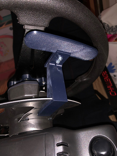 3D Printed Logitech G920/G29 shifter paddle extender by tomaz