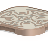 tray board for cutting stand with celtic pattern 3d - Thumbnail 6
