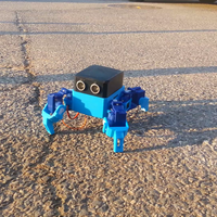 Small Create Smartphone Control Quadruped Spider Robot(OTTO QUAD) 3D Printing 267093