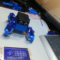 Create Smartphone Control Quadruped Spider Robot(OTTO QUAD) - Thumbnail 2