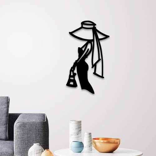 Elegant Lady wall decoration