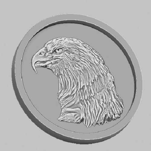 eagle relief 3d 3D Print 267103