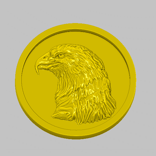 eagle relief 3d 3D Print 267106