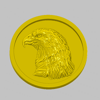 Small eagle relief 3d 3D Printing 267106