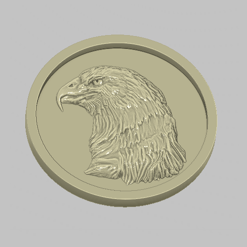 eagle relief 3d 3D Print 267107
