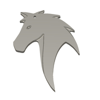 HORSE HEAD NECK CHAIN  - Thumbnail 1