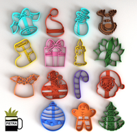 NAVIDAD MOLDE CORTANTE PARA GALLETAS FONDANT NAVIDAD - Thumbnail 2