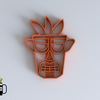 CRASH BANDICOOT MOLDE CORTANTE PARA GALLETAS FONDANT  - Thumbnail 2