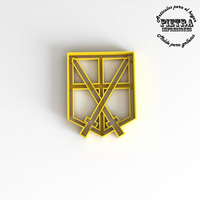 ATAQUE A LOS TITANES MOLDE CORTANTE PARA GALLETAS FONDANT  - Thumbnail 1