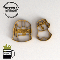 AVENGERS END GAME MOLDE CORTANTE PARA GALLETAS  - Thumbnail 7