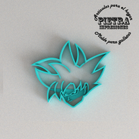 DRAGON BALL GOKU MOLDE CORTANTE PARA GALLETAS FONDANT  - Thumbnail 1