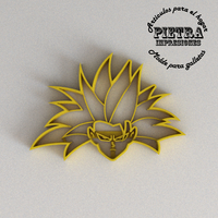 DRAGON BALL GOKU MOLDE CORTANTE PARA GALLETAS FONDANT  - Thumbnail 2