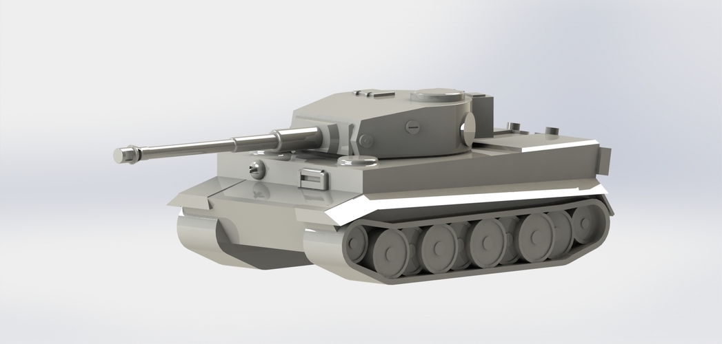 Tiger I 3D Print 267429