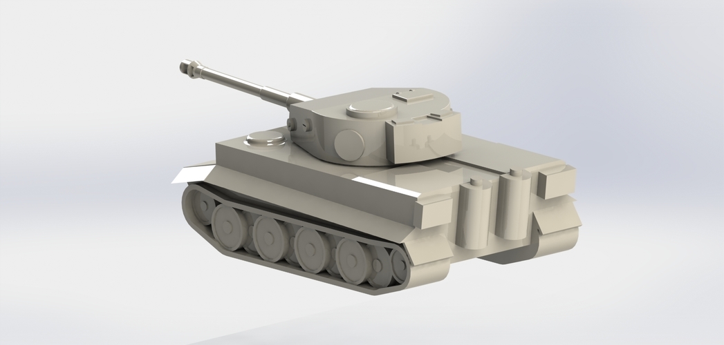 Tiger I 3D Print 267431