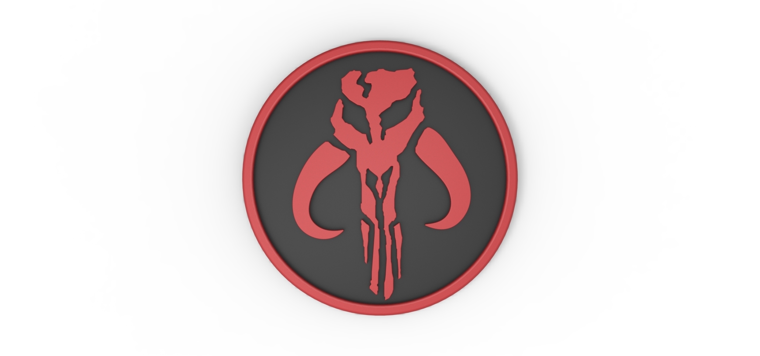 3d Printed 3d Printable Mandalorian Logo By Cosplayitemsrock Pinshape