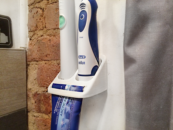 Toothbrush / Toothpaste Holder