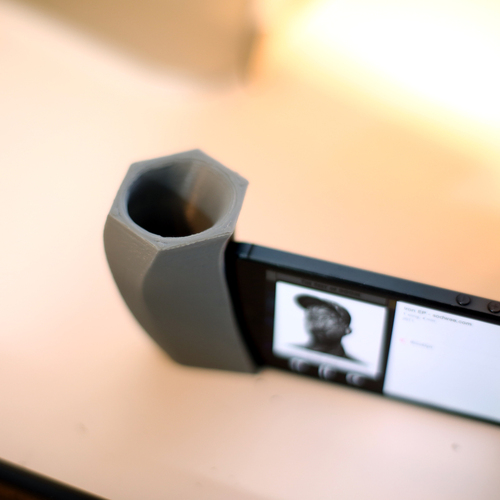 iPhone Amplifier Stand 3D Print 26768