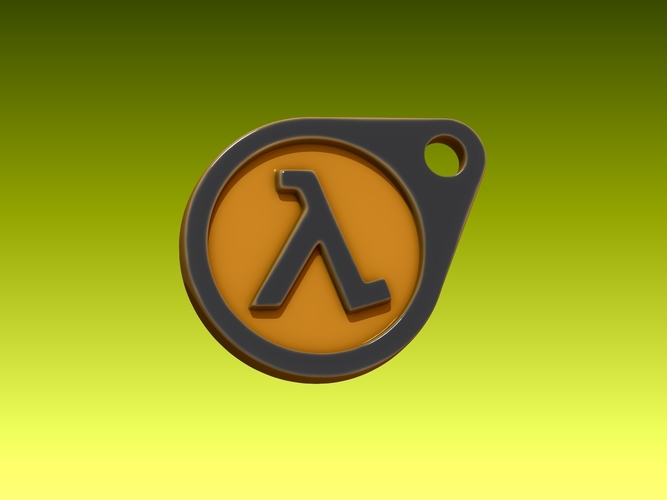 Half Life Logo Keychain