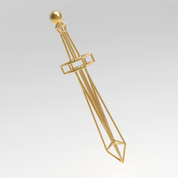 Polygonal Sword - Thumbnail 2