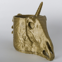 Unicorn Skull Cup - Thumbnail 2