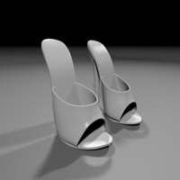 Stiletto Mules Shoes - Thumbnail 2