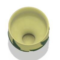 style vase cup vessel glass-birds for 3d-print or cnc - Thumbnail 6