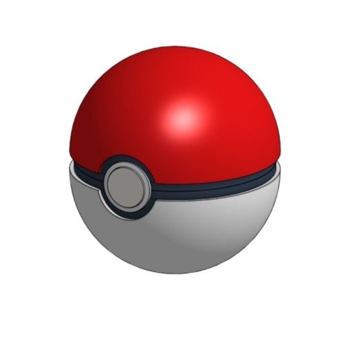 Pokeball (opens and closes) 3D Print 26834