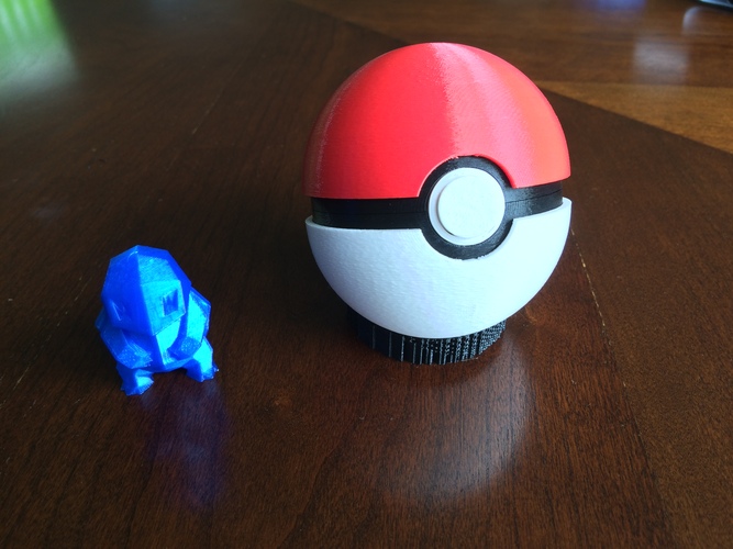 STL file Poke Ball / PokeBall 🐉・3D printable design to download