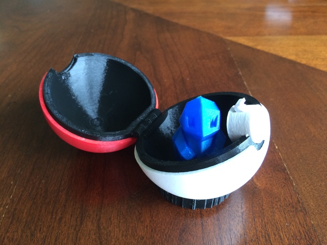 Pokeball (opens and closes) 3D Print 26858