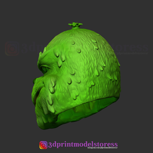 The Grinch Mask Christmas Costume Xmas Helmet Cosplay 3D Print 268692