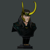 LOKI Bust 2 Heads - Marvel - Avenger - Infinity war  - Thumbnail 2