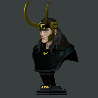 LOKI Bust 2 Heads - Marvel - Avenger - Infinity war  - Thumbnail 3