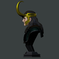 LOKI Bust 2 Heads - Marvel - Avenger - Infinity war  - Thumbnail 4