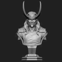 LOKI Bust 2 Heads - Marvel - Avenger - Infinity war  - Thumbnail 9