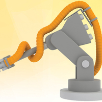 TriAxis cable/hose/pipe chain guide - Thumbnail 1