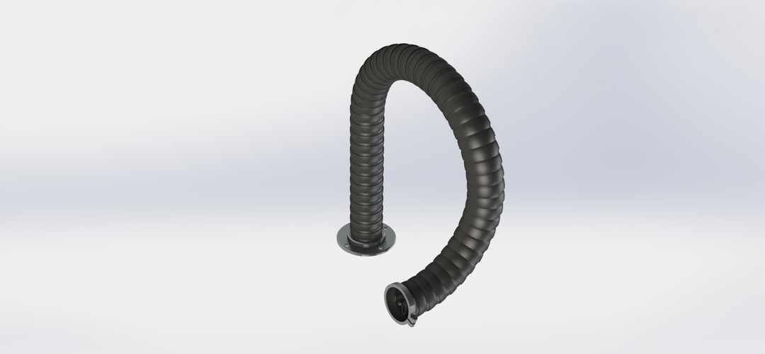 TriAxis cable/hose/pipe chain guide 3D Print 268753