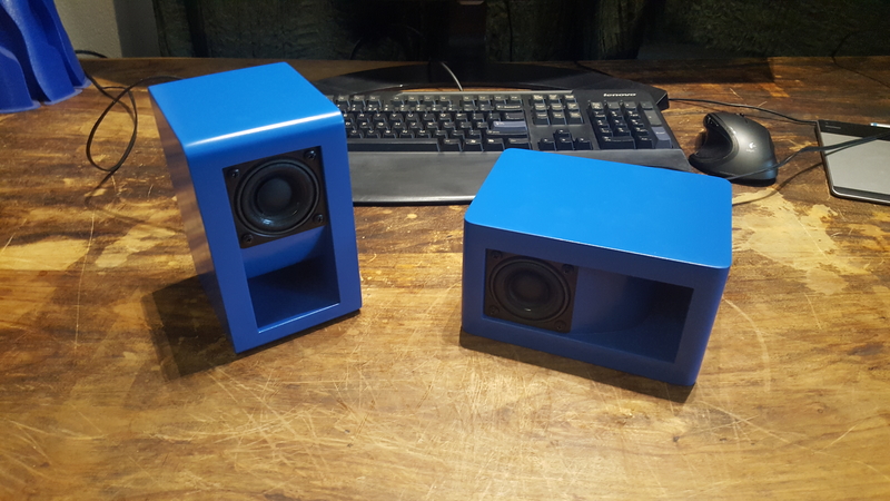 Sand filled Bookshelf Speaker Box