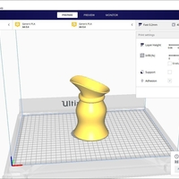 country style vase cup vessel v312 for 3d-print or cnc - Thumbnail 1