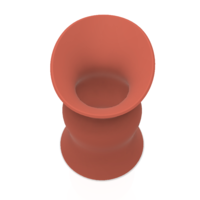 country style vase cup vessel v312 for 3d-print or cnc - Thumbnail 3