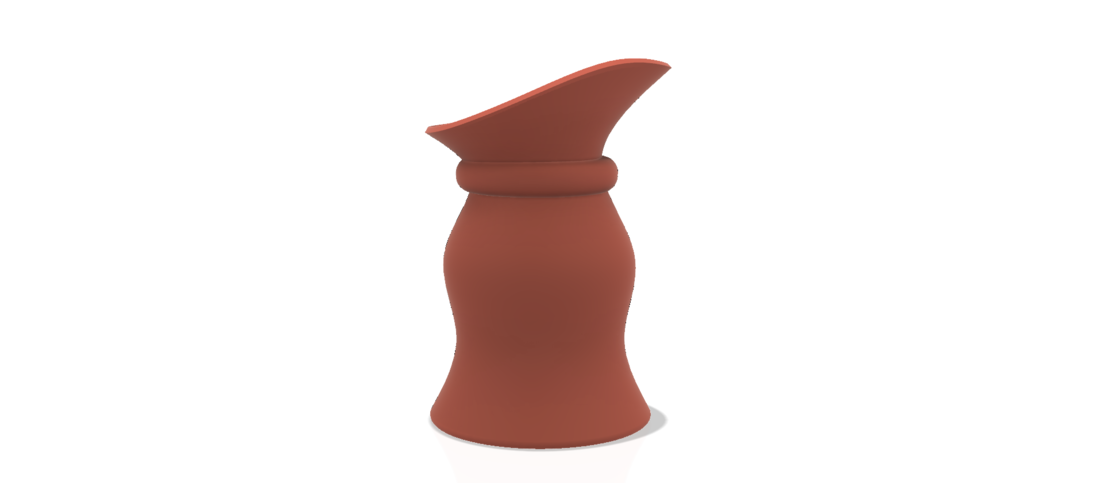 country style vase cup vessel v312 for 3d-print or cnc 3D Print 268794